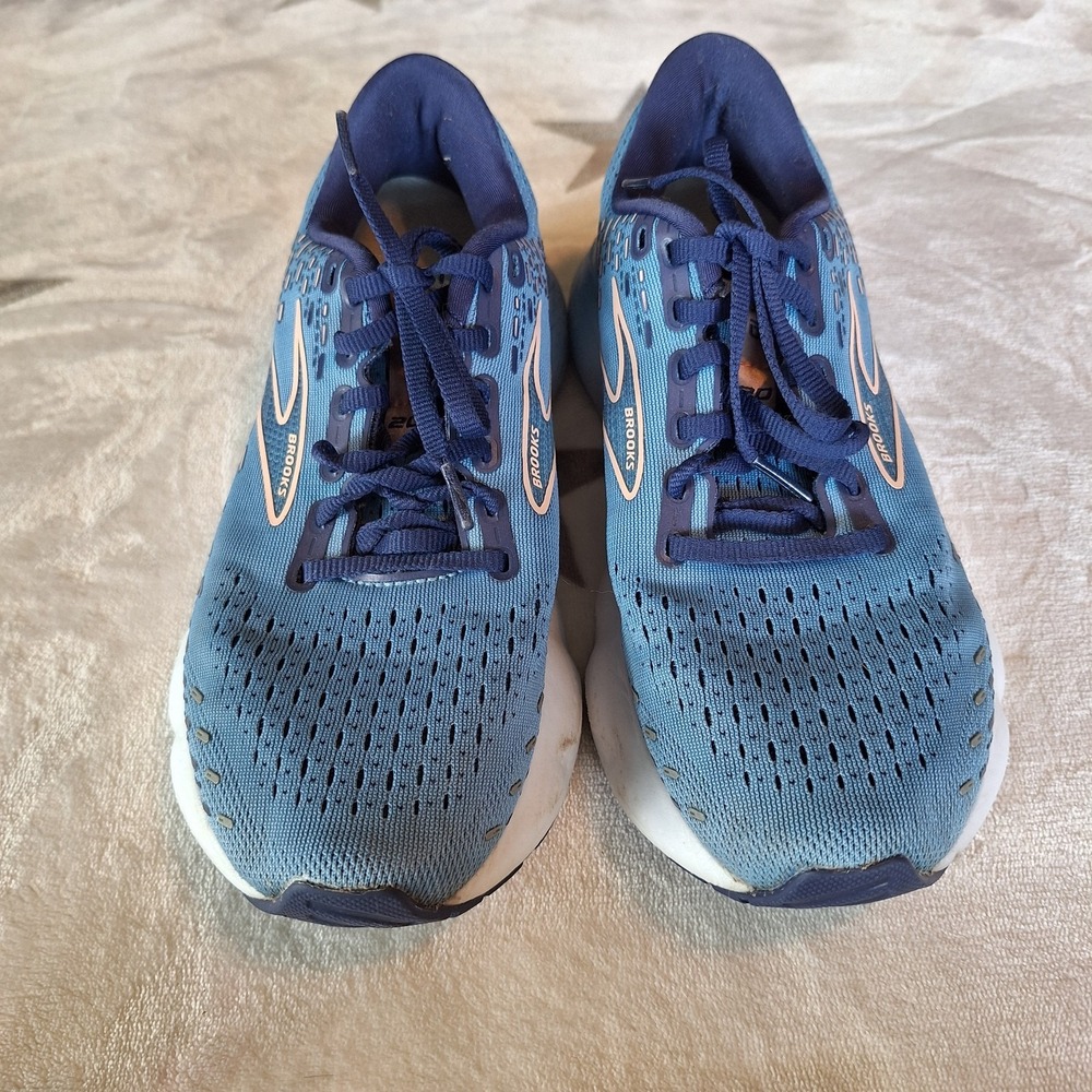 Brooks Glycerin 20 Women's Running Shoes Blue Mesh Athletic Sneaker Sz 7 Medium